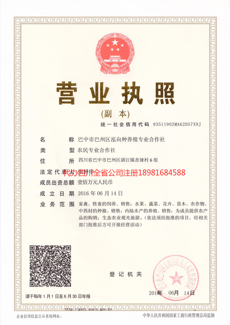 项城项城泓向种养殖专业合作社